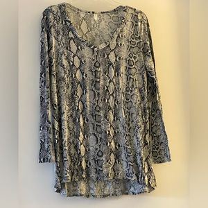 POPYOUNG Womens Long Sleeve Tunic Tops for Leggings V-Neck Casual Blouse T-Shirt